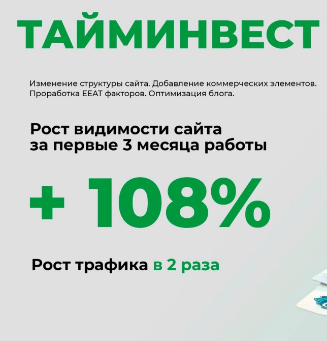 SEO-кейс TimeInvest